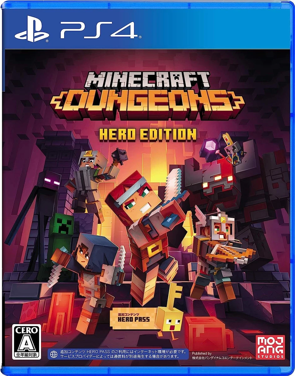 USED PS4 Minecraft Dungeons Hero Edition