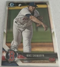 2018 Bowman Chrome Draft Baseball Mike Shawaryn Boston Red Sox Refractor #BDC101