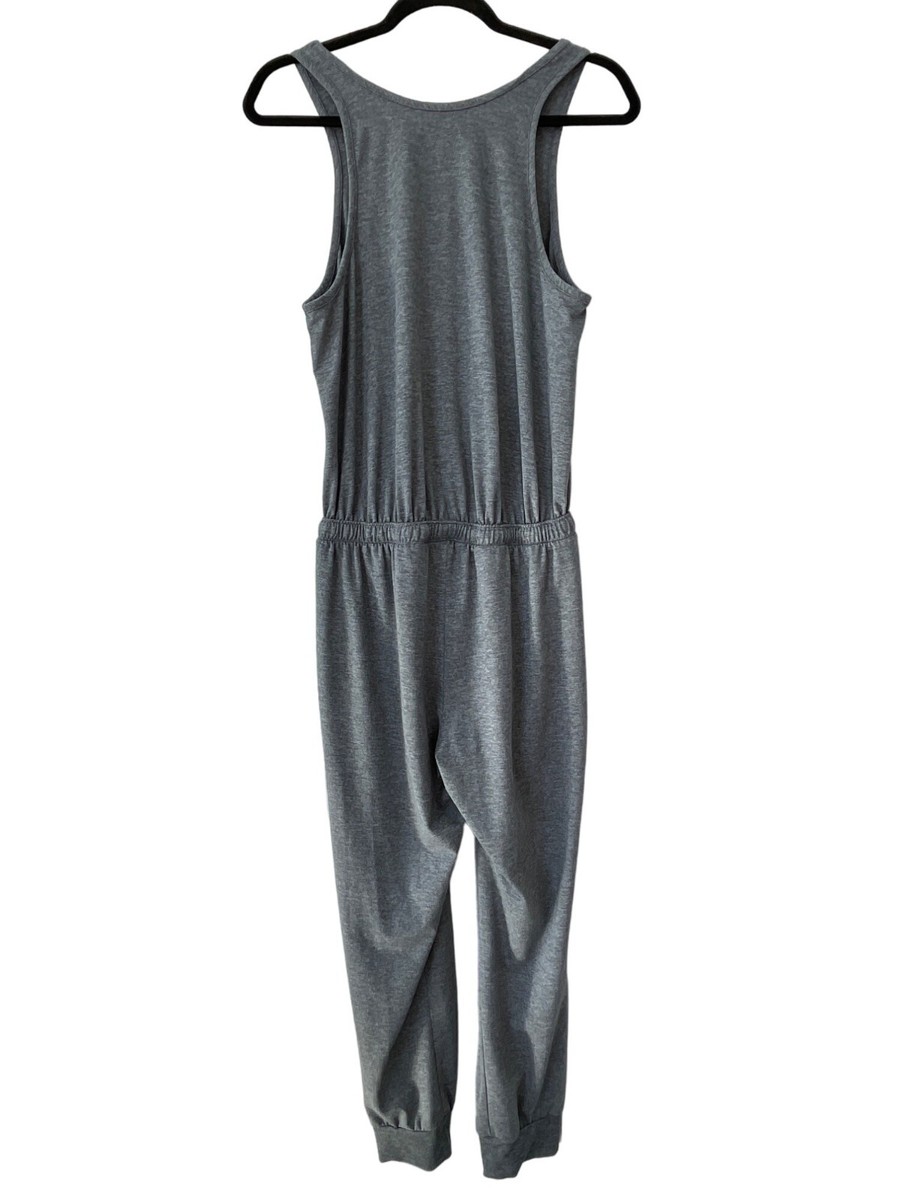Patagonia Seabrook Sleeveless Jumpsuit Women Small Heather Gray