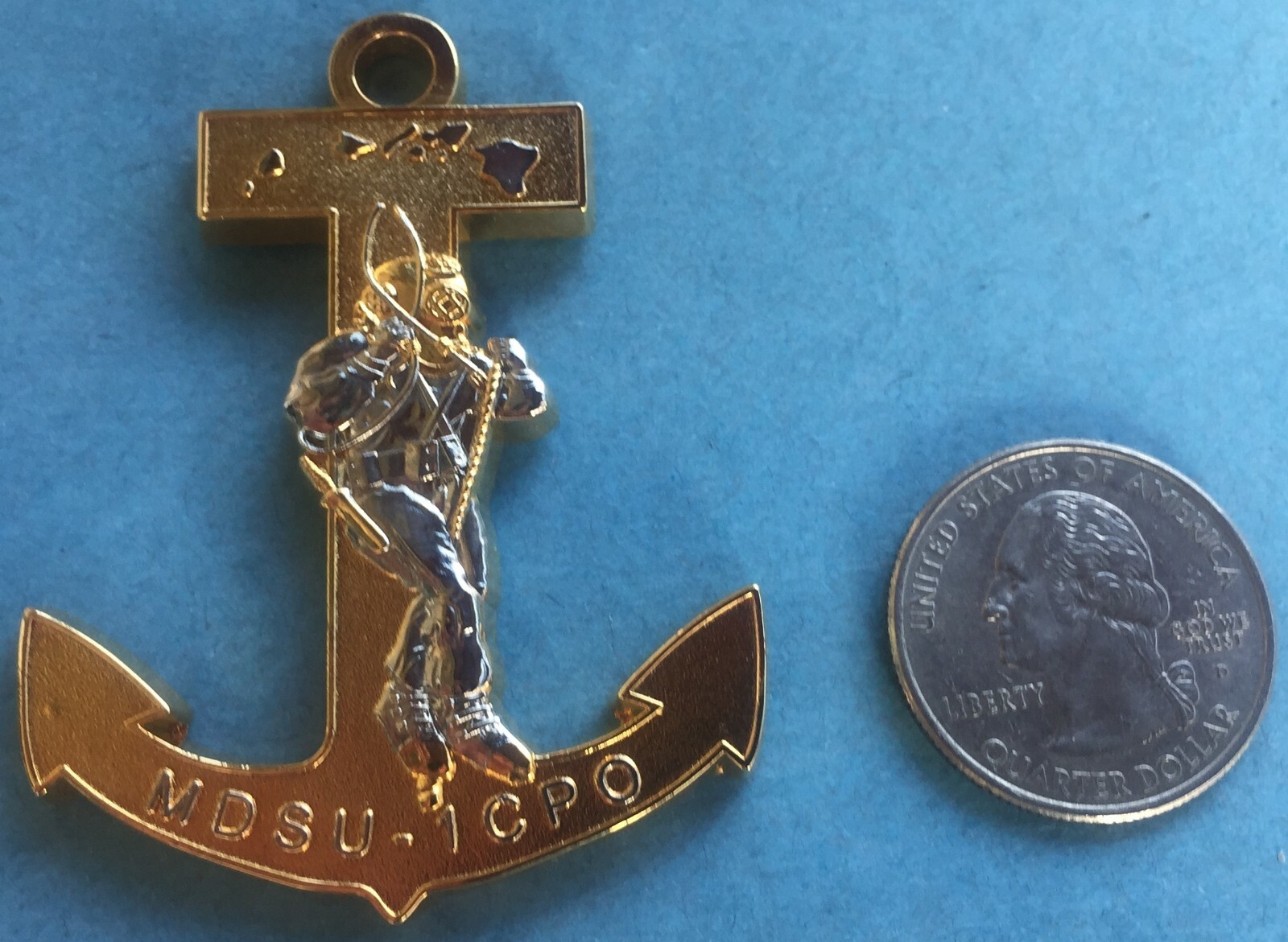 US NAVY CHALLENGE COIN - MOBILE DIVING & SALVAGE UNIT ONE (MDSU-1) CPO