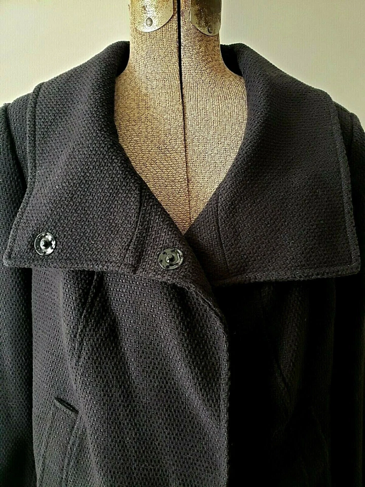 DANA BUCHMAN женщин Spring куртка - полностью с подкладкой w/трансформируемый воротник - размер XL - Изображение 2 из 4