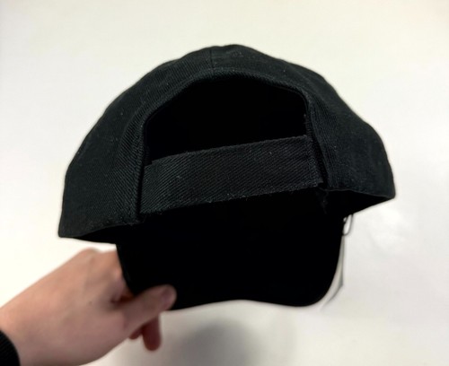 New Balenciaga Crew Embroidered Logo Black Men Baseball Cap - 第 4/9 張圖片