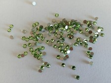 144pcs, Swarovski Peridot Flat Back ,No Hotfix, "Pick the Size"