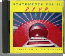 Statements Vol III RSVP - A North Carolina Various Artists Sampler CD-SHIPS FREE