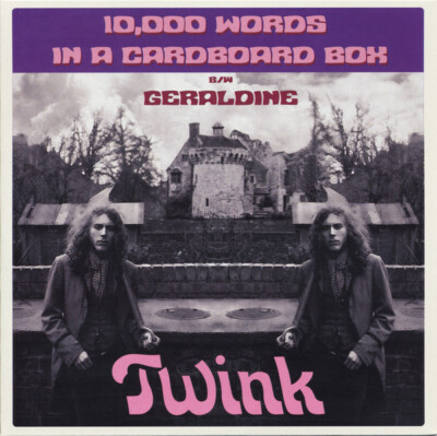 Twink/Zion De Gallier - 10.000 Wörter in einem Karton 7'' (60er UK Psych) NEUWERTIG