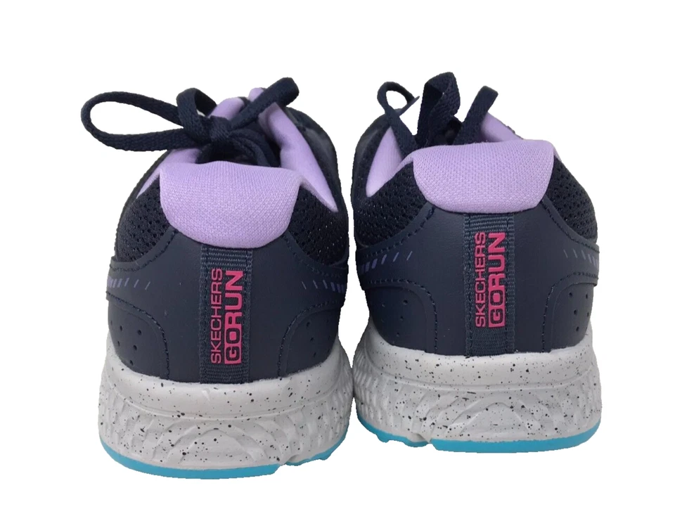 Zapatos con cordones para mujer Skechers GoRun Vivid Horizon azul marino/púrpura talla: 8,5 138H Foto 3 de 4