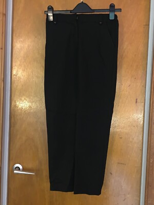 F&F Schulhose verstellbare Taille verstärkte Knie wachsende Säume 10-11y 146 cm schwarz neu mit Etikett
