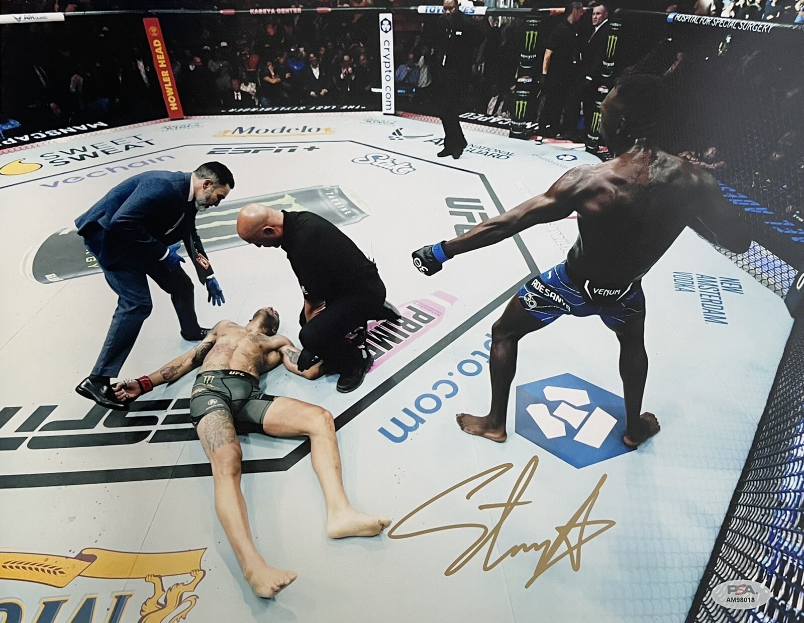 Israel Adesanya Signed Autographed UFC 11x14 Photo Stylebender PSA/DNA