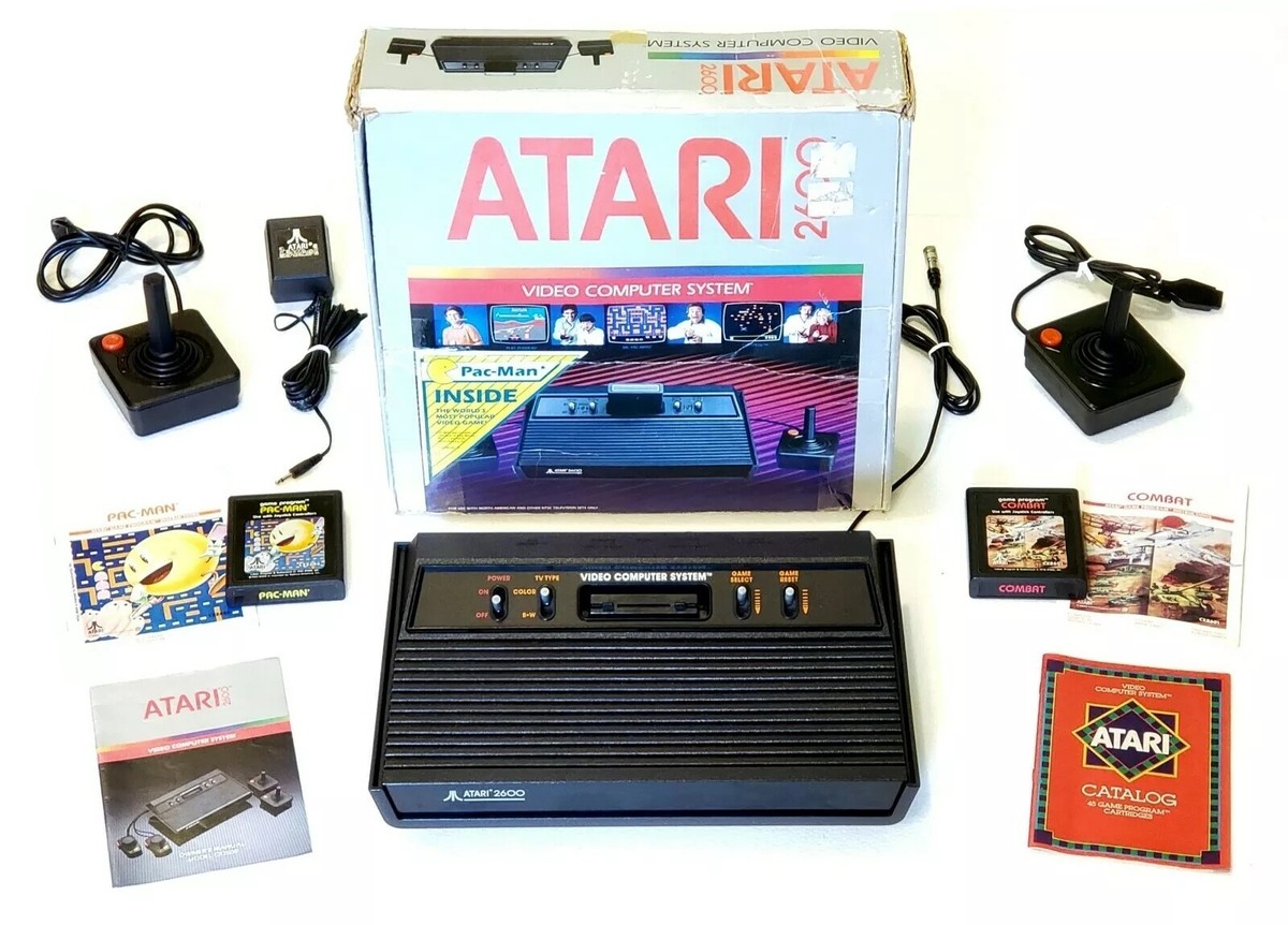 Atari 2600 Video Game Console, Complete with 1- Brand New