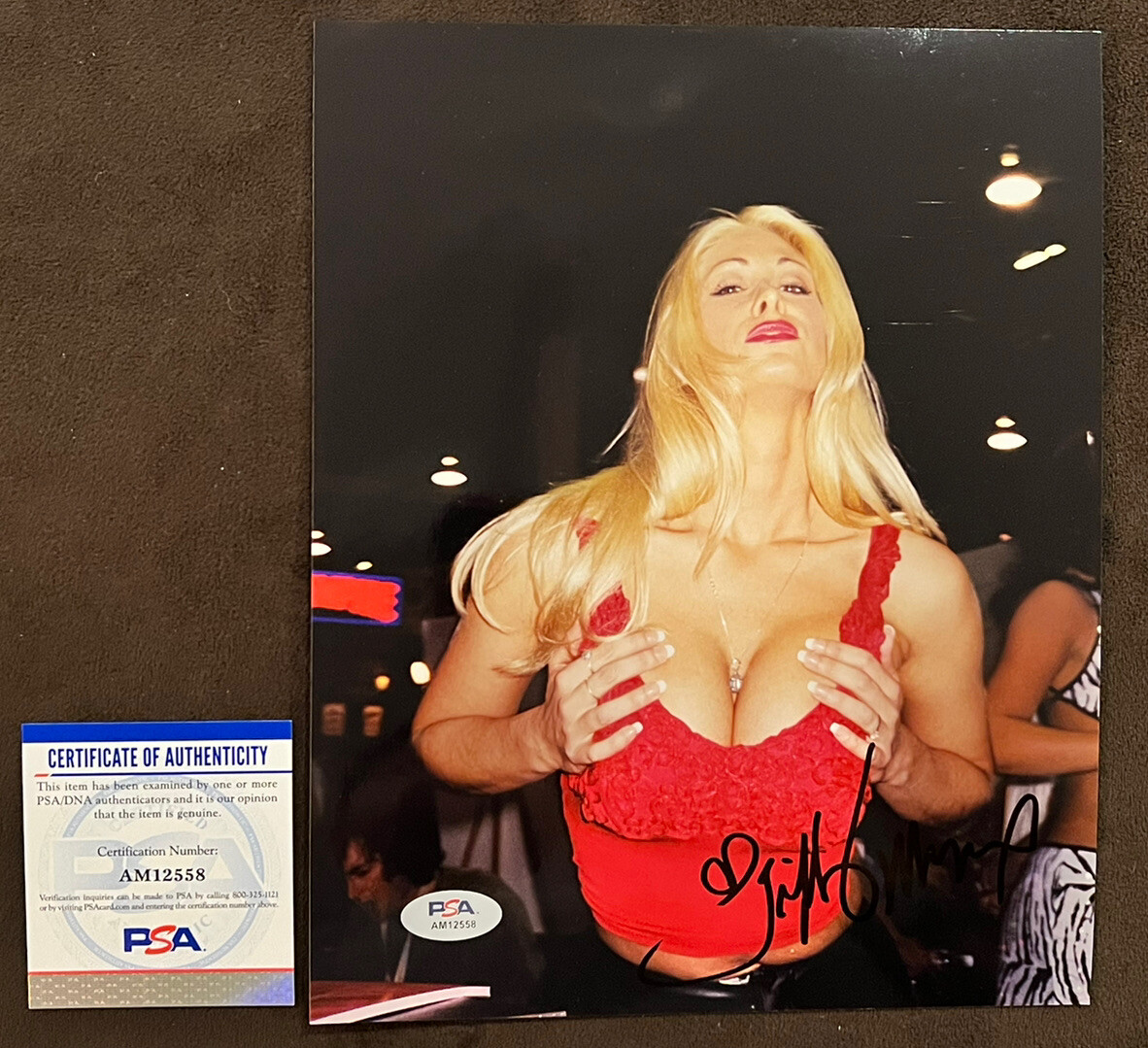 Tiffany Mynx Adult STAR SIGNED 8X10 Candid PHOTO AUTOGRAPH Sexy