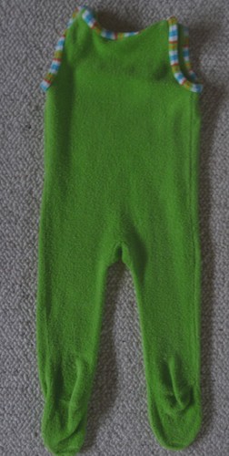 Vintage Baby Strampler in Größe ca.74 aus kuscheligem Frottee aus den 70ern - Bild 3 von 3