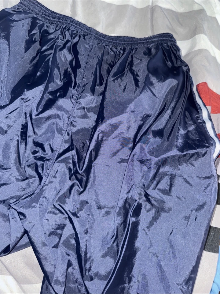 West Virginia Mountaineers Shorts Mens Large Blue Basketball Vintage WVU - Image 4 of 4