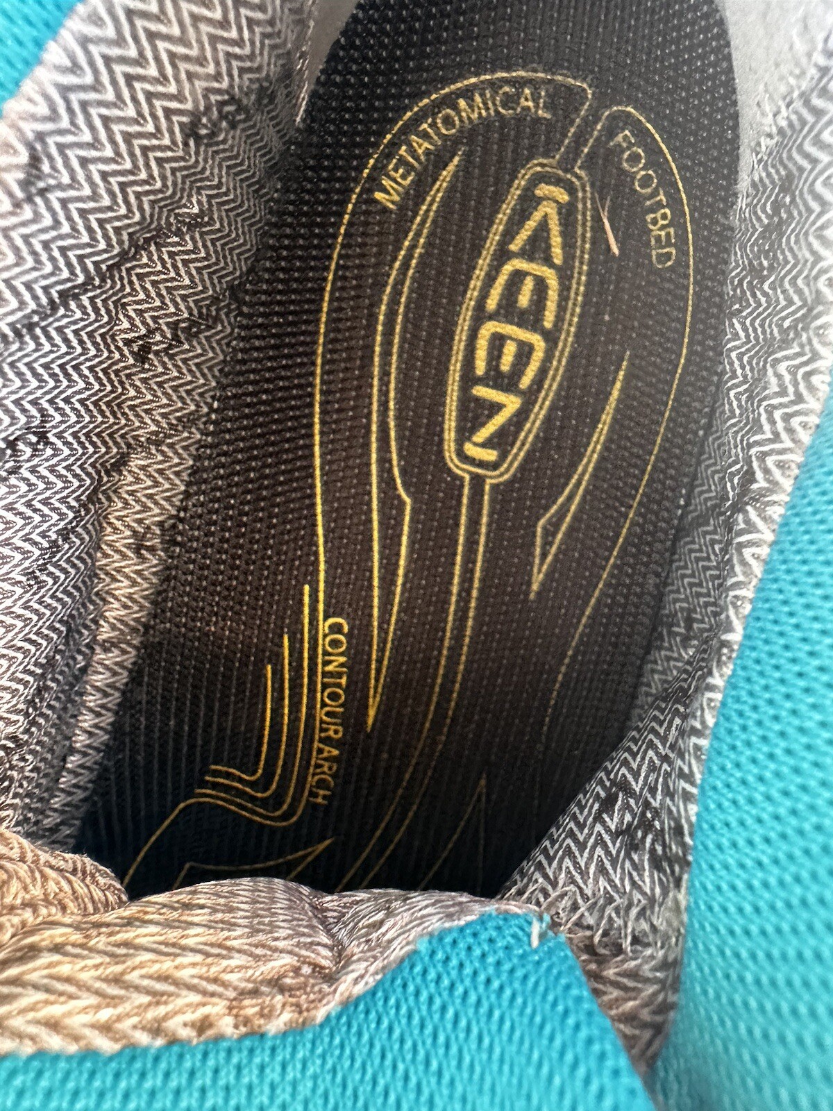 Scarpone da trekking unisex Keen Steens Mid WaterprSteel grigio onda oceanica da donna taglia 8