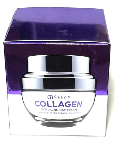 CLEAR Beauty COLLAGEN Anti - Aging Day Cream Wrinkle Reducing - Picture 2 of 4