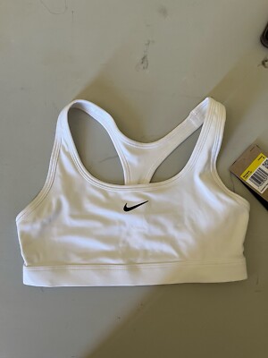 ブラジャー Nike SS25 ACTIVE BRA (DX6817 100) Women's Nike DX6817-100 Swoosh Light Support Non-Padded