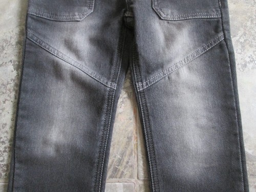 Cat & Jack Straight Jeans 4T Boy Toddler Black Faded Denim Relaxed Kids Boy's - Picture 2 of 7