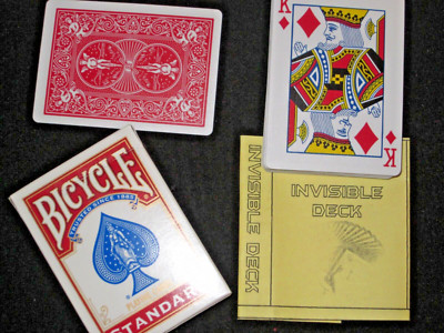 Invisible Deck Magic Trick RED Bicycle - Street, Close Up, Best Card ...
