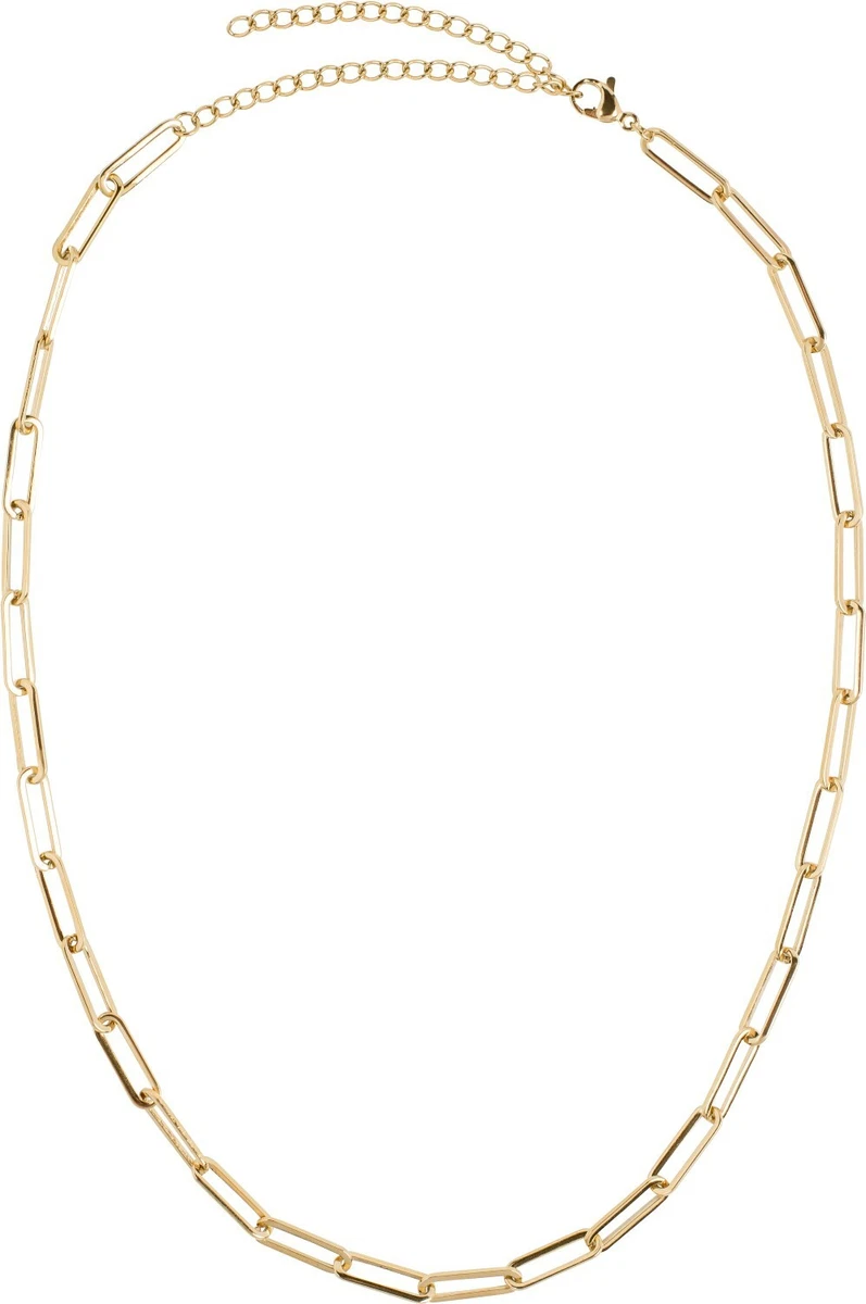 Collier Fantaisie Vintage – Gros Maillons Ancien, Doré, Occasion