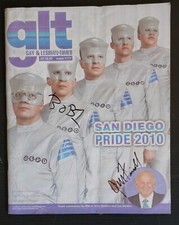 GLT Gay Lesbian Times Magazine feat. DEVO 2010 Pride Fest San DIego w/ interview