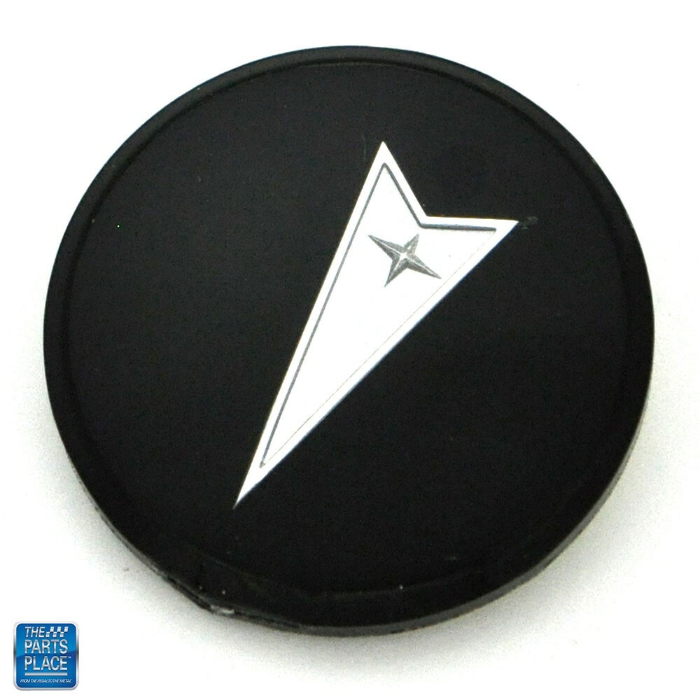 風のマジック 1969-72 Pontiac Center Cap Black Emblem V for Formula Steering