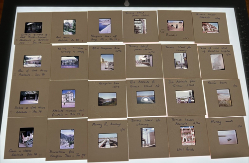 24 Photographic Slides South Australia 35mm 1/2 Frame 1974/5