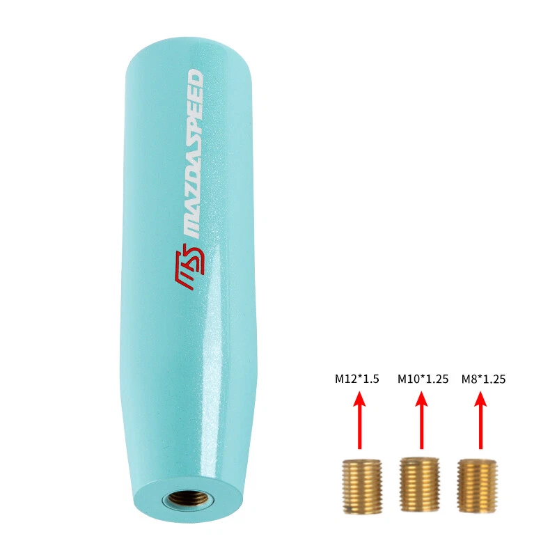 JDM MAZDASPEED 150 毫米珍珠蓝绿色长棒手动赛车换档刀 — 第 3/4 张图片