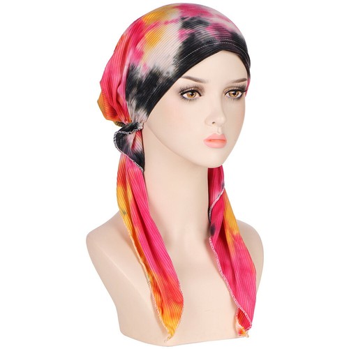 Mujeres Musulmanas Trenza Quimio Gorras Hiyab Pérdida de Cabello Gorro Pañuelo Sombreros Pañuelo para la Cabeza - Imagen 7 de 29