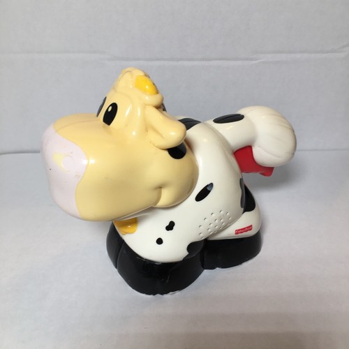 Fisher Price Flashlight Cow Barnyard Basics Farm Lights Moos & Light