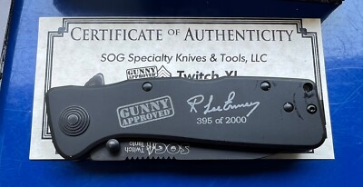 Sog Twitch XL Tanto Knife “Gunny Approved” R Lee Ermey Limited