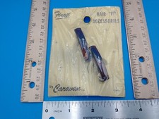 NOS Vtg 60s/70s 'Finest' Hair Accessories By: Caravan Hair Barrette Amber Z763