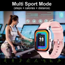 Touch Dial Calls Music Smartclock For Android IOS Fitness Tracker Sport Smart-wa