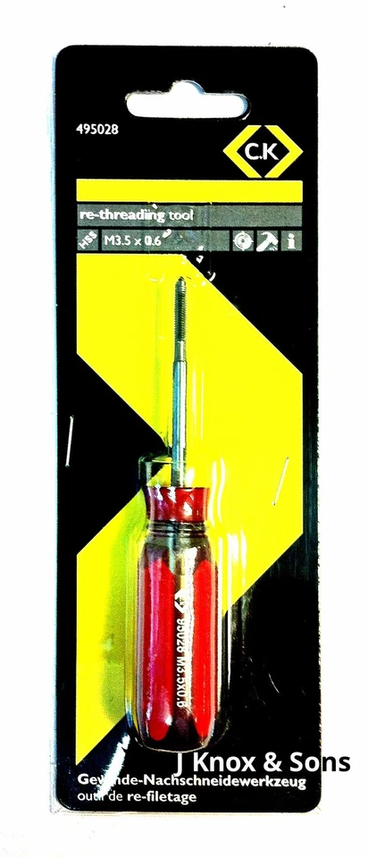C.K CK 495028 Re-Threading Tool M3.5x0.6 Electrical Box Threader