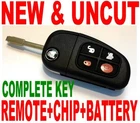 NEW UNCUT FLIP TRANSPONDER CHIP KEY REMOTE FOR JAG X-TYPE KEYLESS ENTRY FOB