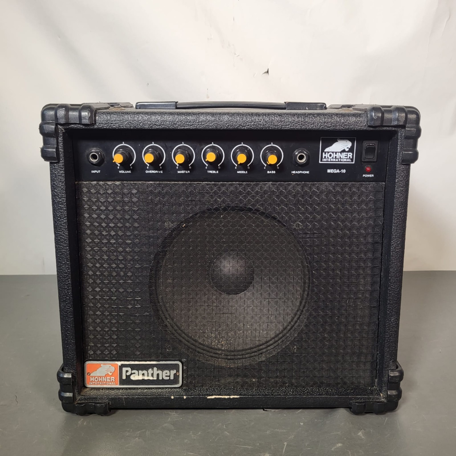 Hohner Panther MEGA-10 Amplificatore Combo Chitarra Overdrive Vintage Testato Worki foto 5