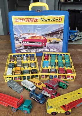 Vintage Matchbox Superfast Collector s Carrying Case mit 33 Modellen