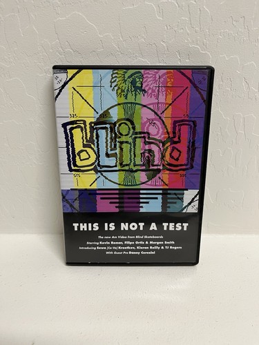Blind Skateboards This Is Not A Test DVD AM Video Skate Tested Works Great