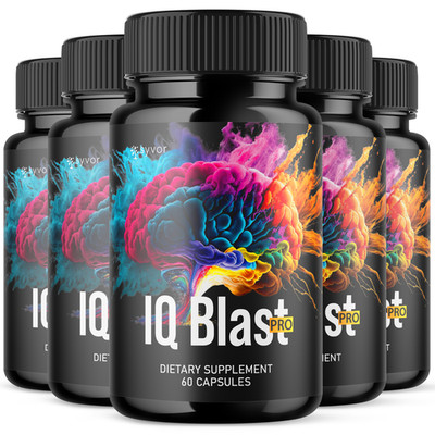 IQ Blast Pro Brain Supplement - Enhance Cognitive Function and Clarity (5 Pack)