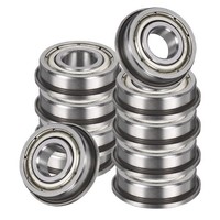 10X F697ZZ Flansch-Kugellager FüR 7X17X5Mm Doppelt Abgedichtet