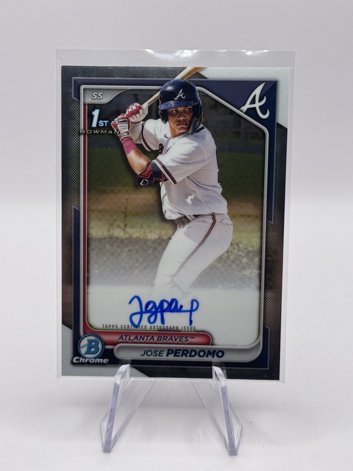 2024 Bowman Chrome - Prospect Autographs Jose Perdomo #CPA-JP (AU, RC)