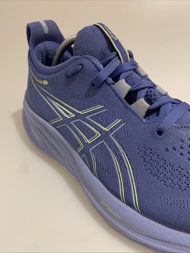 Scarpe da ginnastica donna ASICS Gel-Nimbus 26 running UK 6 MARATONA PALESTRA FITNESS BLU RARE - Foto 11 di 13