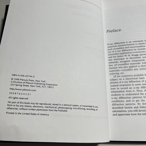 X-Ray Diffraction : A Practical Approach by C. Suryanarayana and M. Grant ..VG - Foto 4 di 5