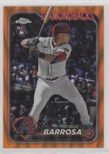 2024 Topps Chrome Update Orange RayWave Refractor 2/25 Jorge Barrosa #USC163 1xd