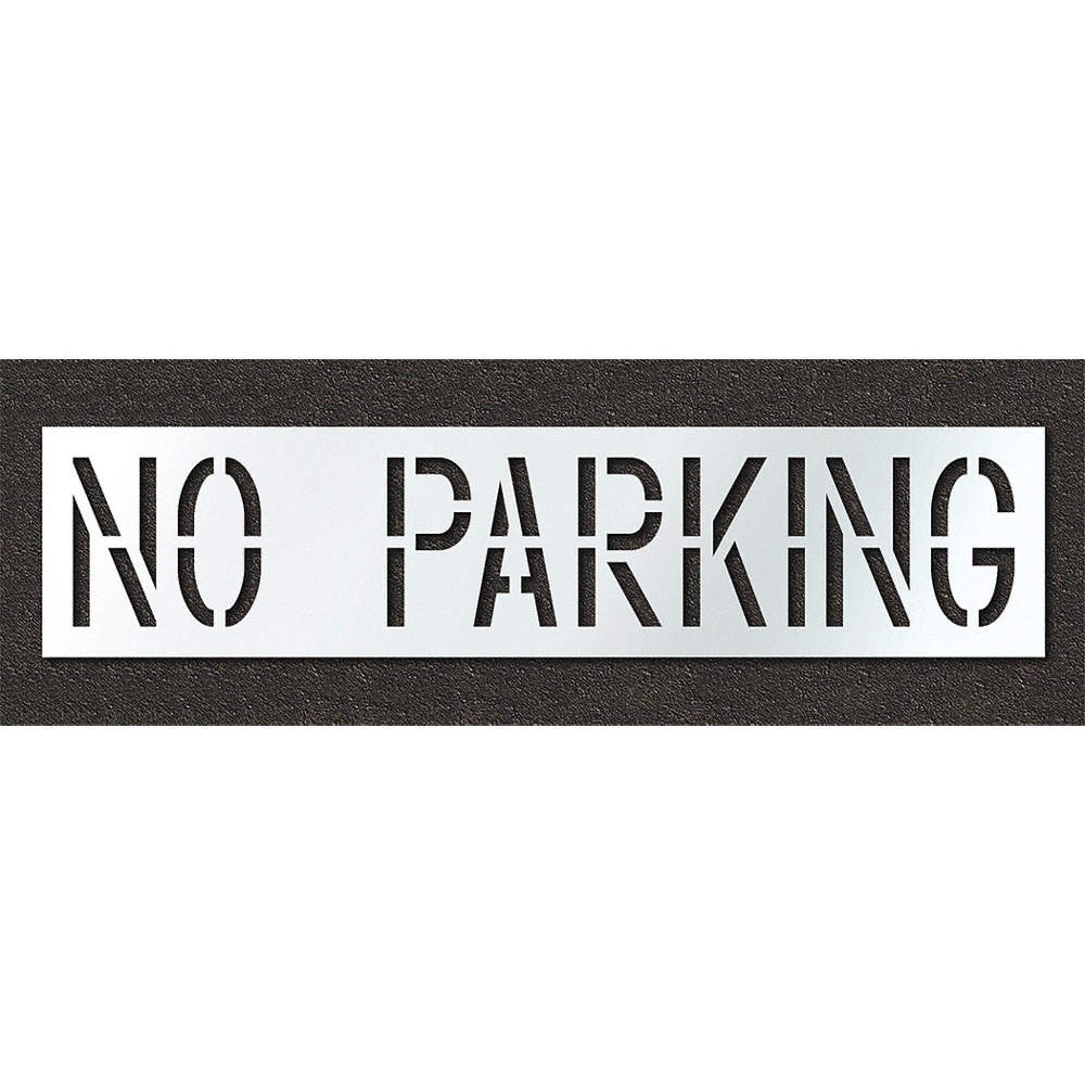 RAE STL-108-71832 Pavement Stencil,No Parking 429W05