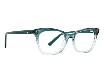 Life Is Good Twila Aqua Fade Womens Cat Eye Eyeglasses Frames 52-17-140