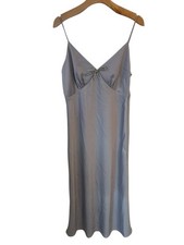 WAYF Slip Dress Womens Medium Purple Sleeveless Maxi Length Spagetti Strap NWT