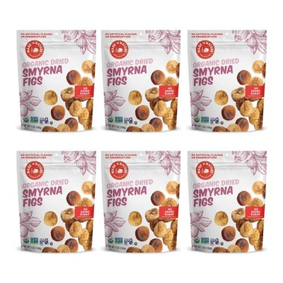 Made in Nature Organic Dried Fruit, Turkish Smyrna Figs, 7oz Bags (6 Count)   No