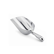 Aluminum Alloy Ice Scoop Metal Food Scoop Small Size Popcorn Coffee Beans Tool