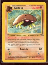Pokemon KABUTO 50/62 Fossil - - Lightly Played