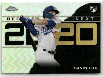 2020 TOPPS #DN-10 GAVIN LUX DECADE'S NEXT LOS ANGELES DODGERS RC