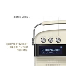 Saregama Carvaan Hindi - Portable Music Player with 5000 Preloaded Songs White